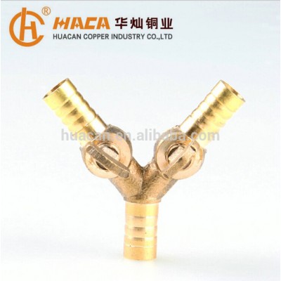 Brass Forked Hose Barb Pipe Fitting Gas Pressure Switch