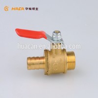 Brass Male hose barb ball valve