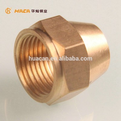 Waimaotong Wholesale Brass Flare Hexagon Threaded Insert Bushing Nut