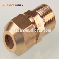 Brass flare male connecter